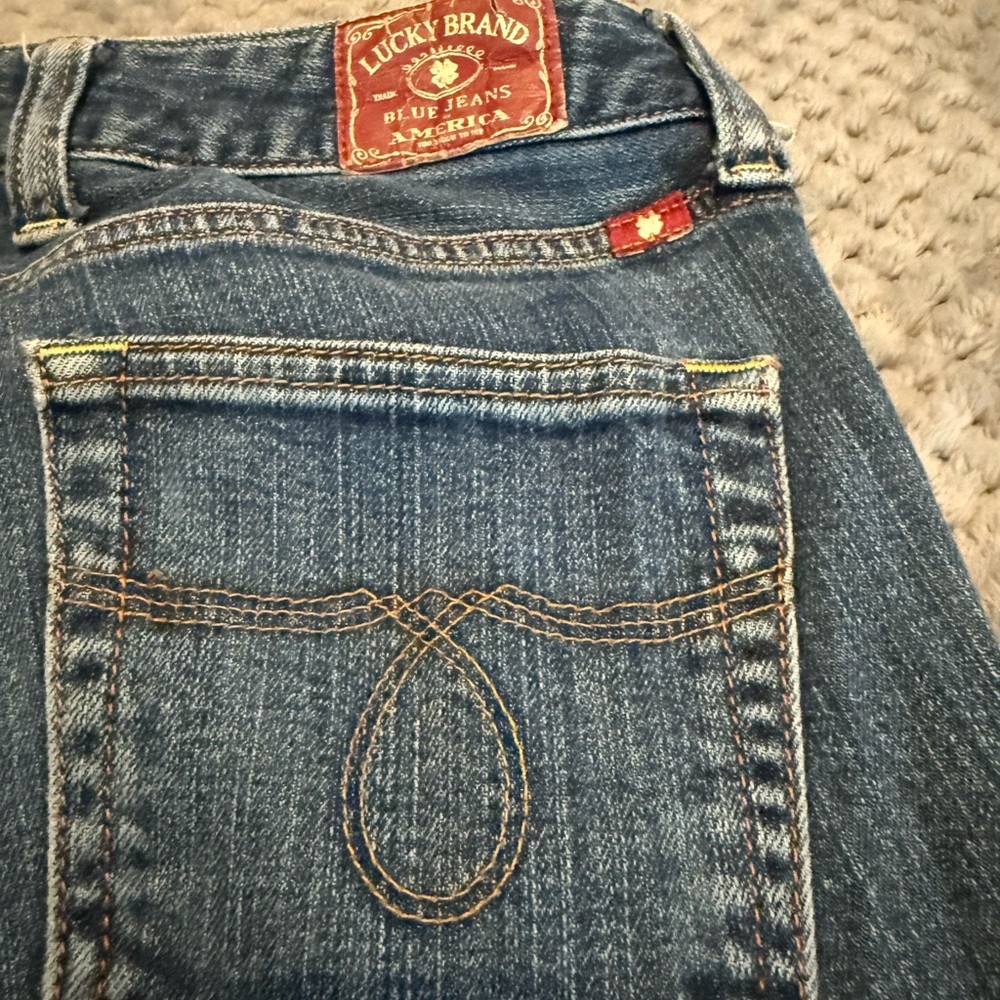 👖 Lucky Brand Lola Skinny Jeans Size 6 / 28 | Medium Wash | Classic Stretch - Picture 6 of 7